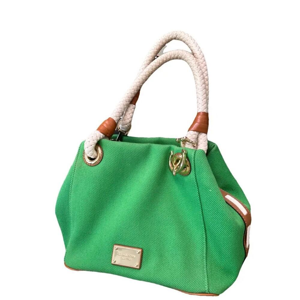 Michael Kors Kelly Green Canvas
Marina Tote Bag Nautical